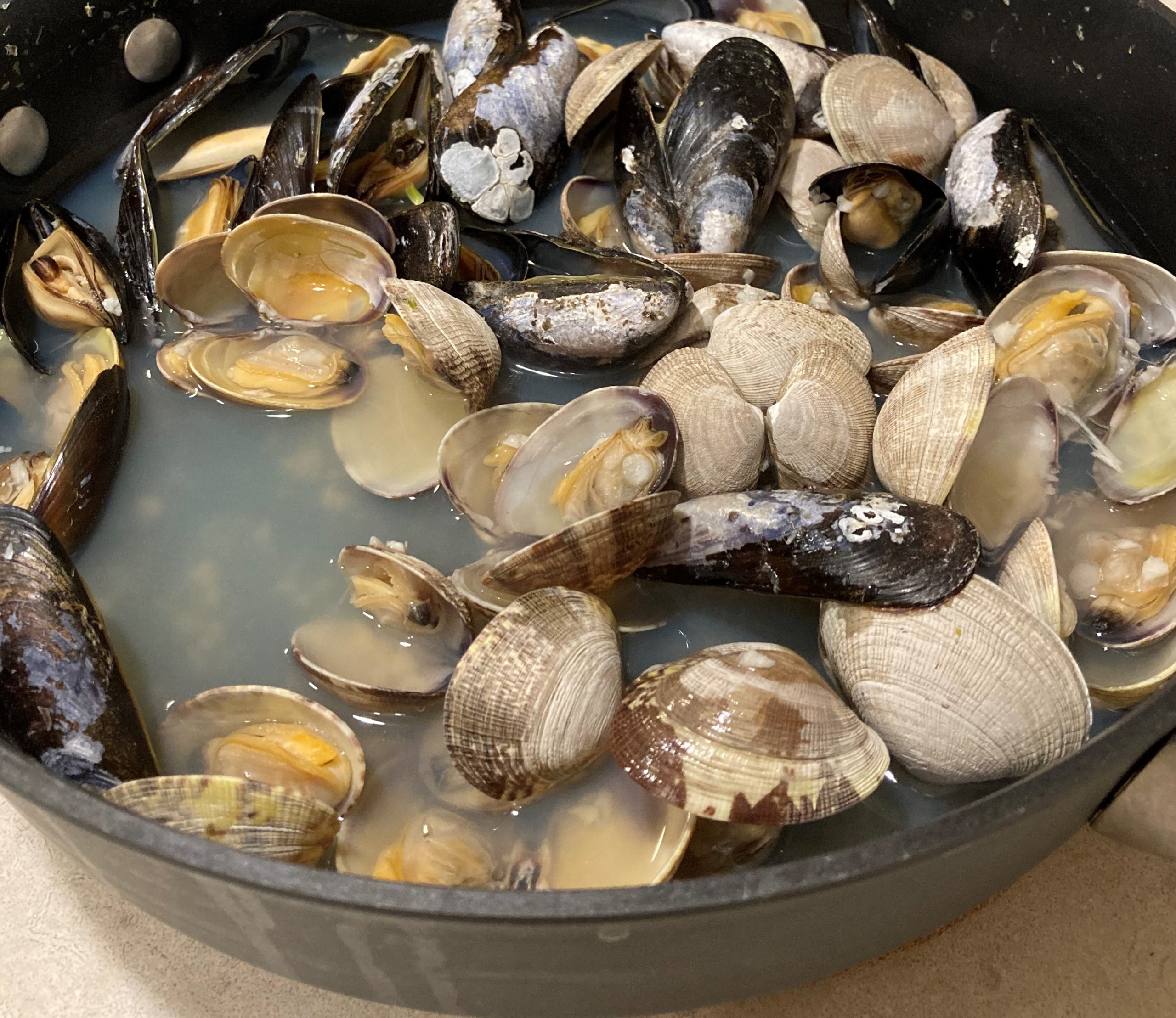 Seafood Night with Clams and Mussels
